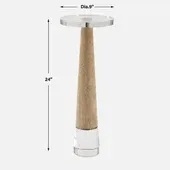 Niari Drink Table 9 W X 24 H X 9 D (in)