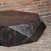 Volker Coffee Table, Black 50 W X 14 H X 50 D (in)