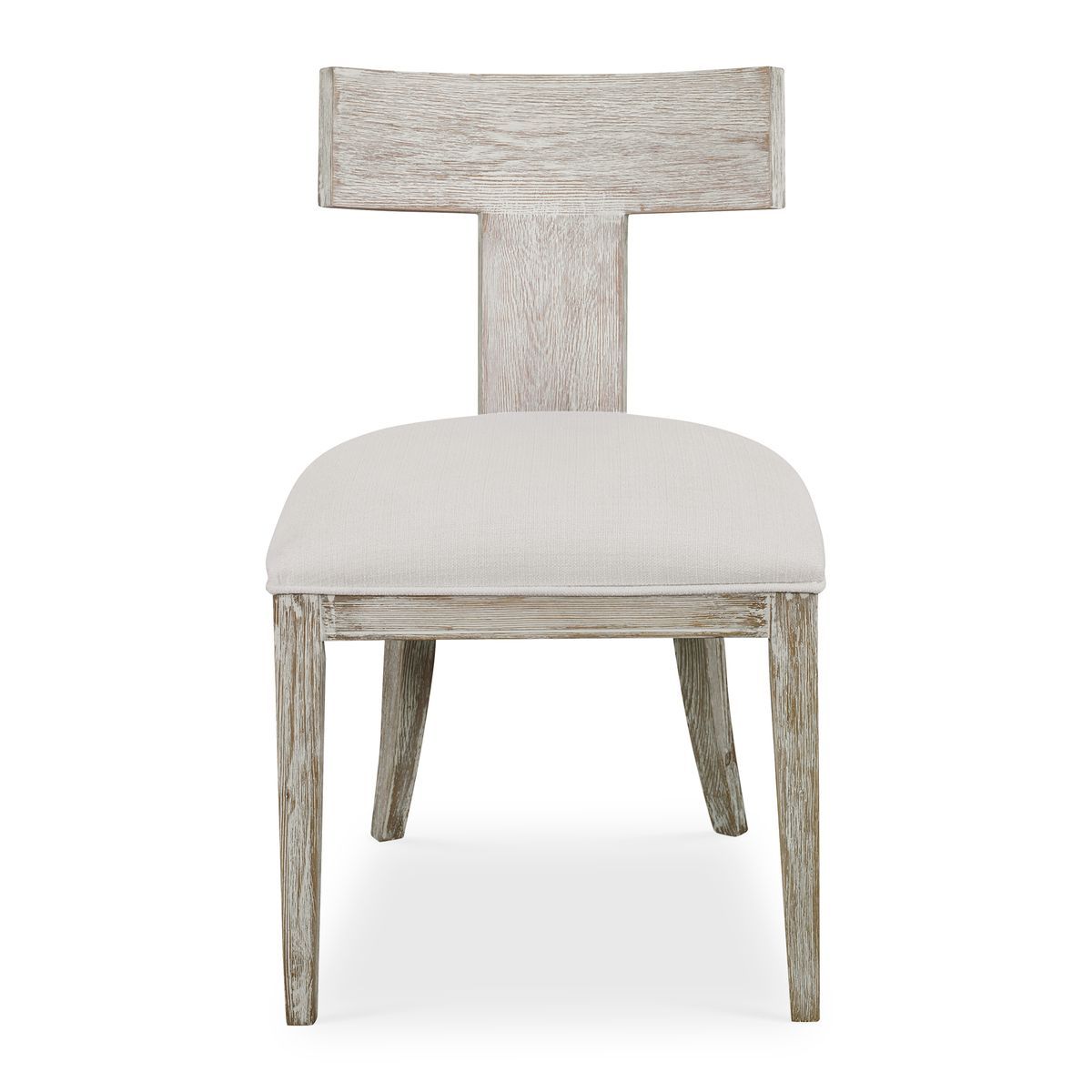 Idris Armless Chair, White, 2 Per Box, Priced Each 21 W X 34 H X 23 D (in)
