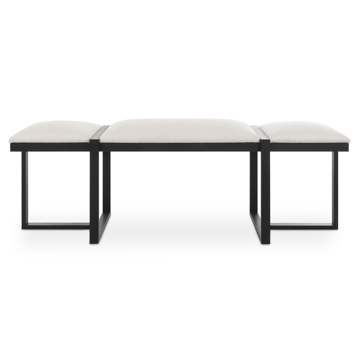 Triple Cloud Bench 61 W X 22 H X 16 D (in)