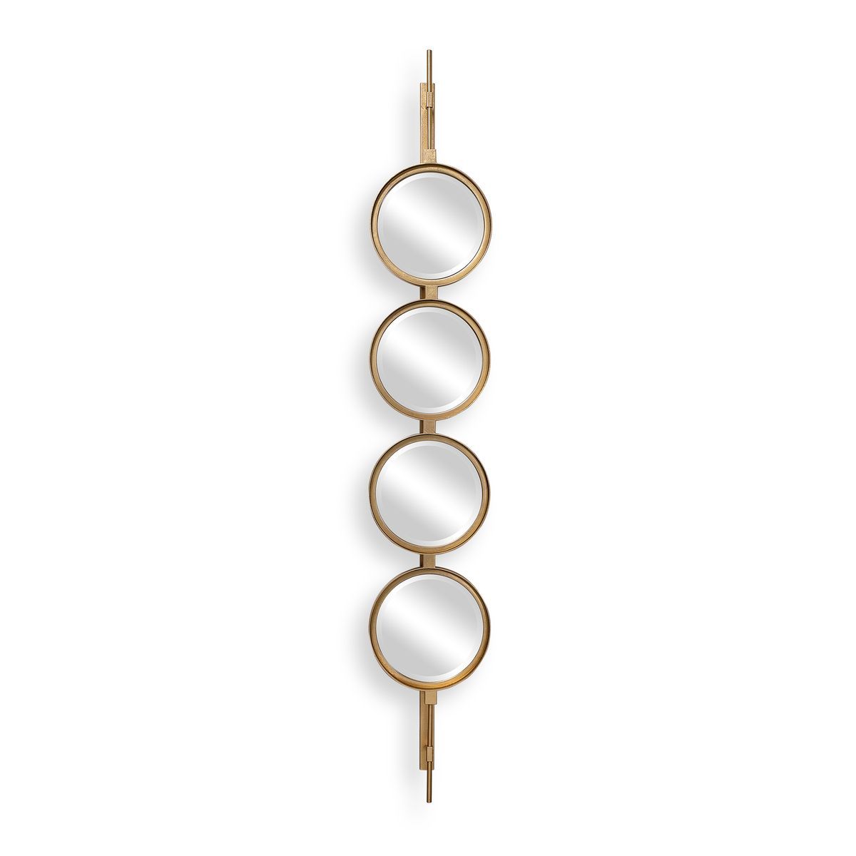 Button Mirror, Gold 10 W X 60 H X 3 D (in)
