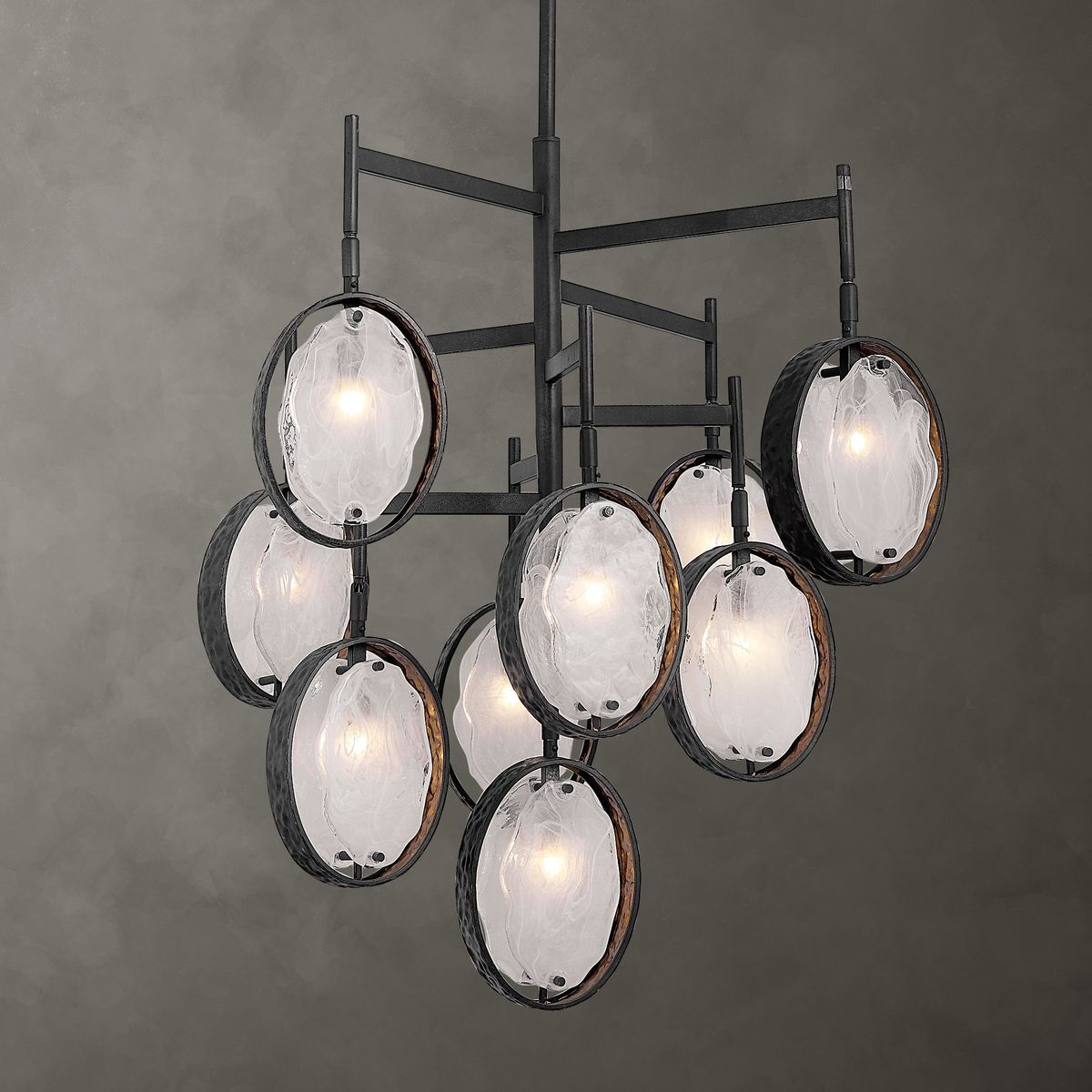 Maxin, 9 Lt Chandelier 30 H X 30 Dia. (in)