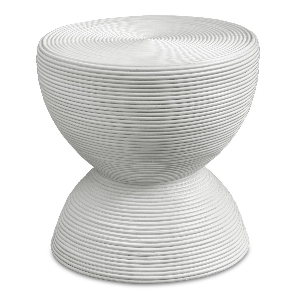 Bongo Side Table, White 22 W X 22 H X 22 D (in)