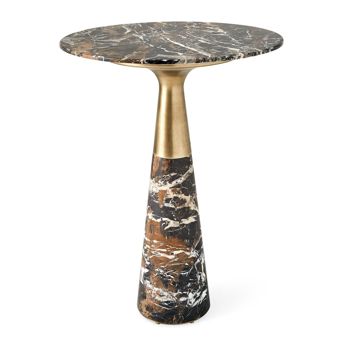Pier Accent Table - Michelangelo Marble 16 W X 22 H X 16 D (in)