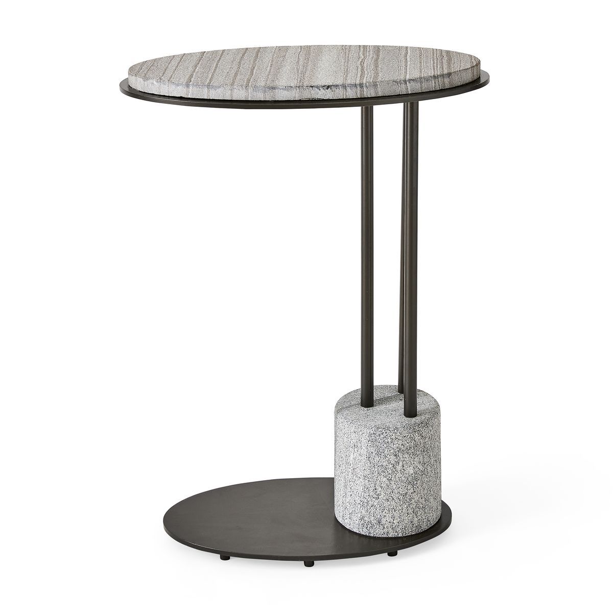 Strut Accent Table 18 W X 22 H X 10 D (in)