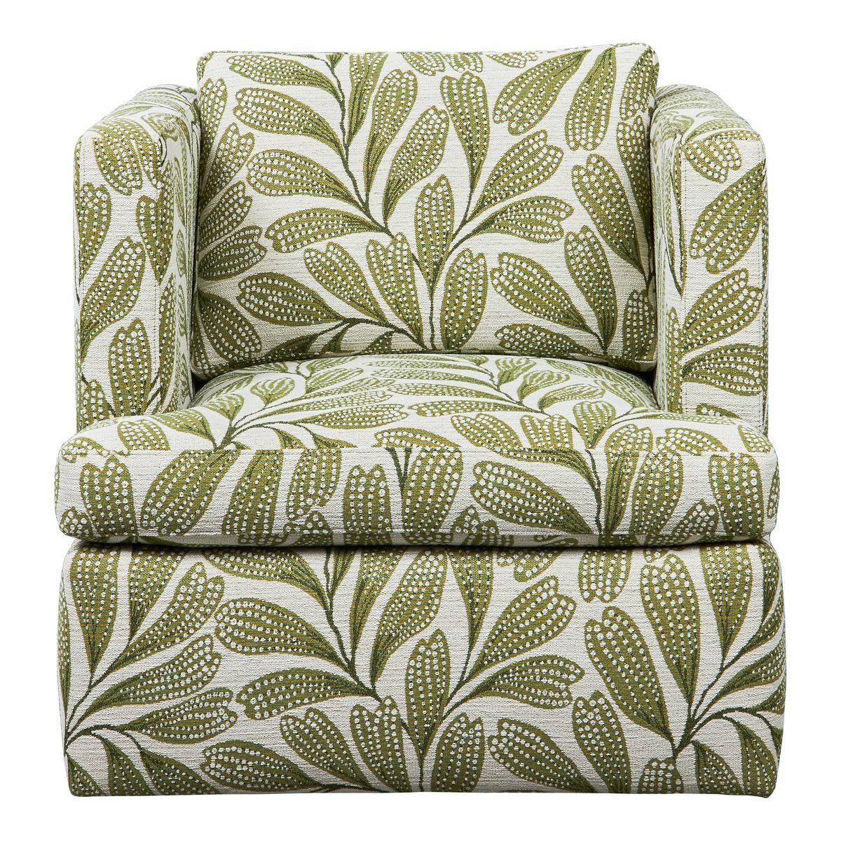 Elevated Swivel Chair - Hedge Green