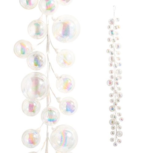 4&#39; IRIDESCENT BALL GARLAND