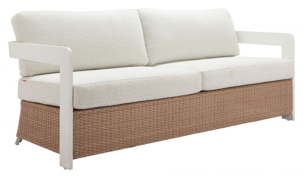 Gelo Sofa White &amp; Brown