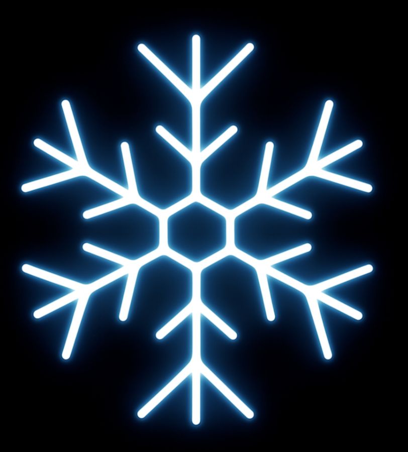 COPO DE NIEVE LED