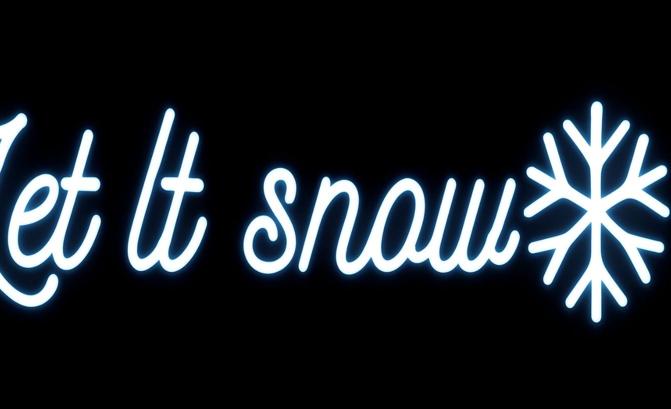 LET IT SNOW LED