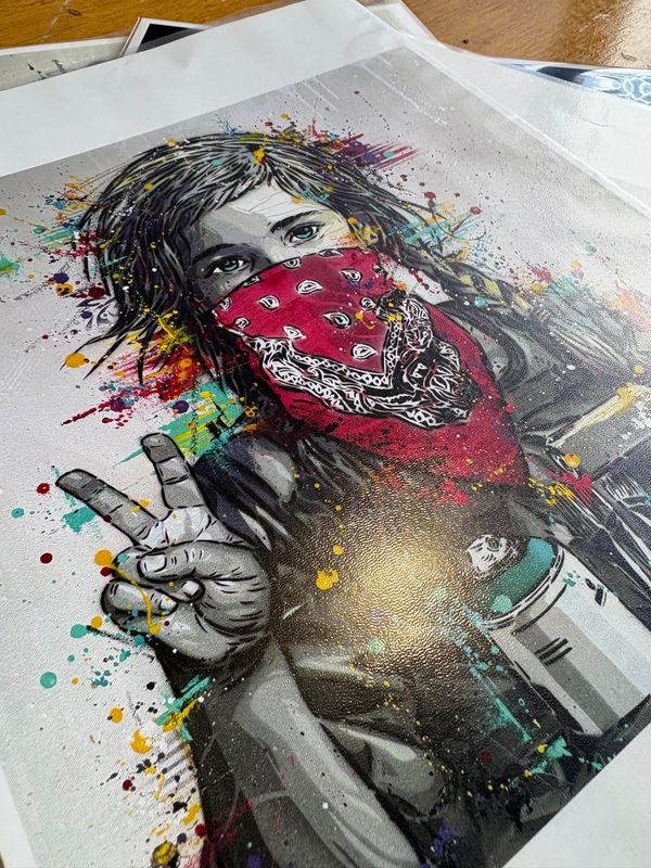 vale stencil print (print edition) a4