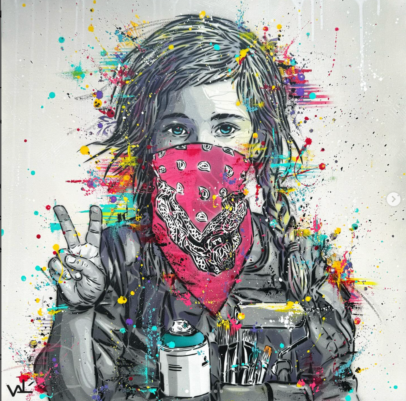 vale stencil print (print edition) a4