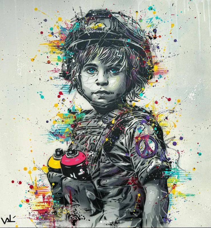 vale stencil print (print edition) a4