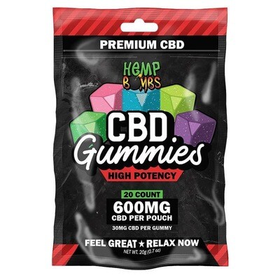 High Potency CBD Gummies 20-Count