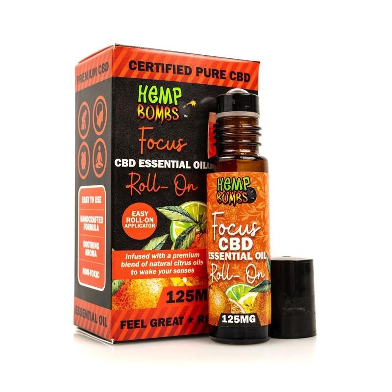 CBD Essential Oil Roller – Focus Blend