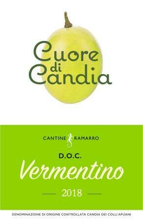 Vermentino Cuore di Candia DOC 2018 Vermentino Cuore di Candia DOC 2018