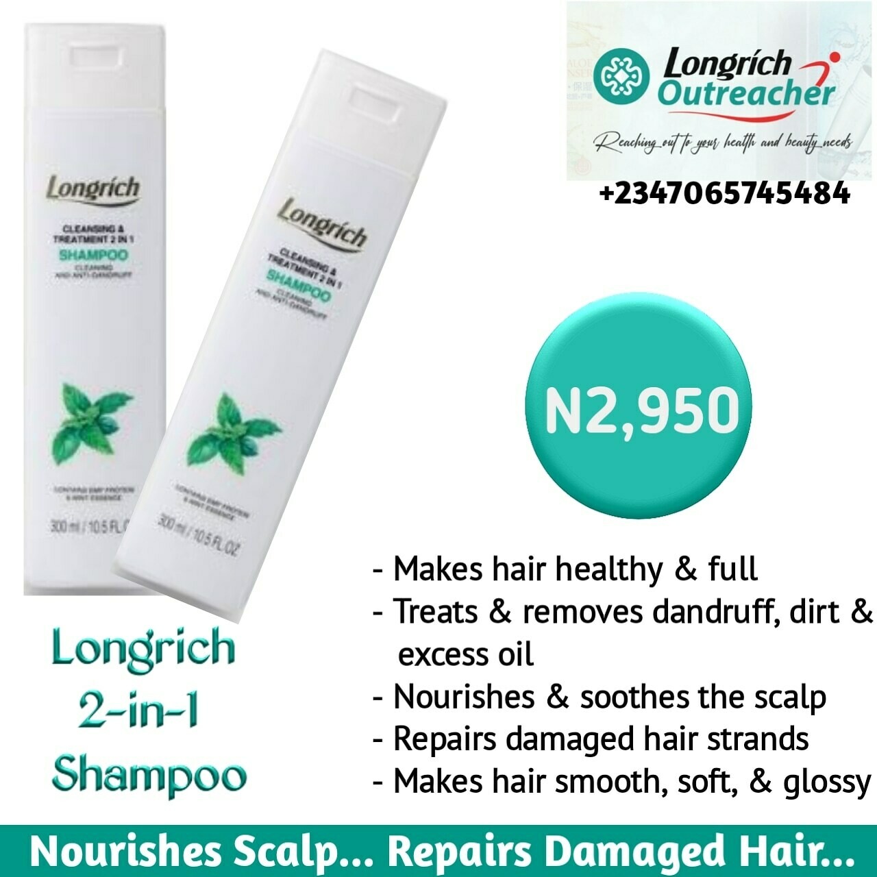 Longrich 2-in-1 Shampoo