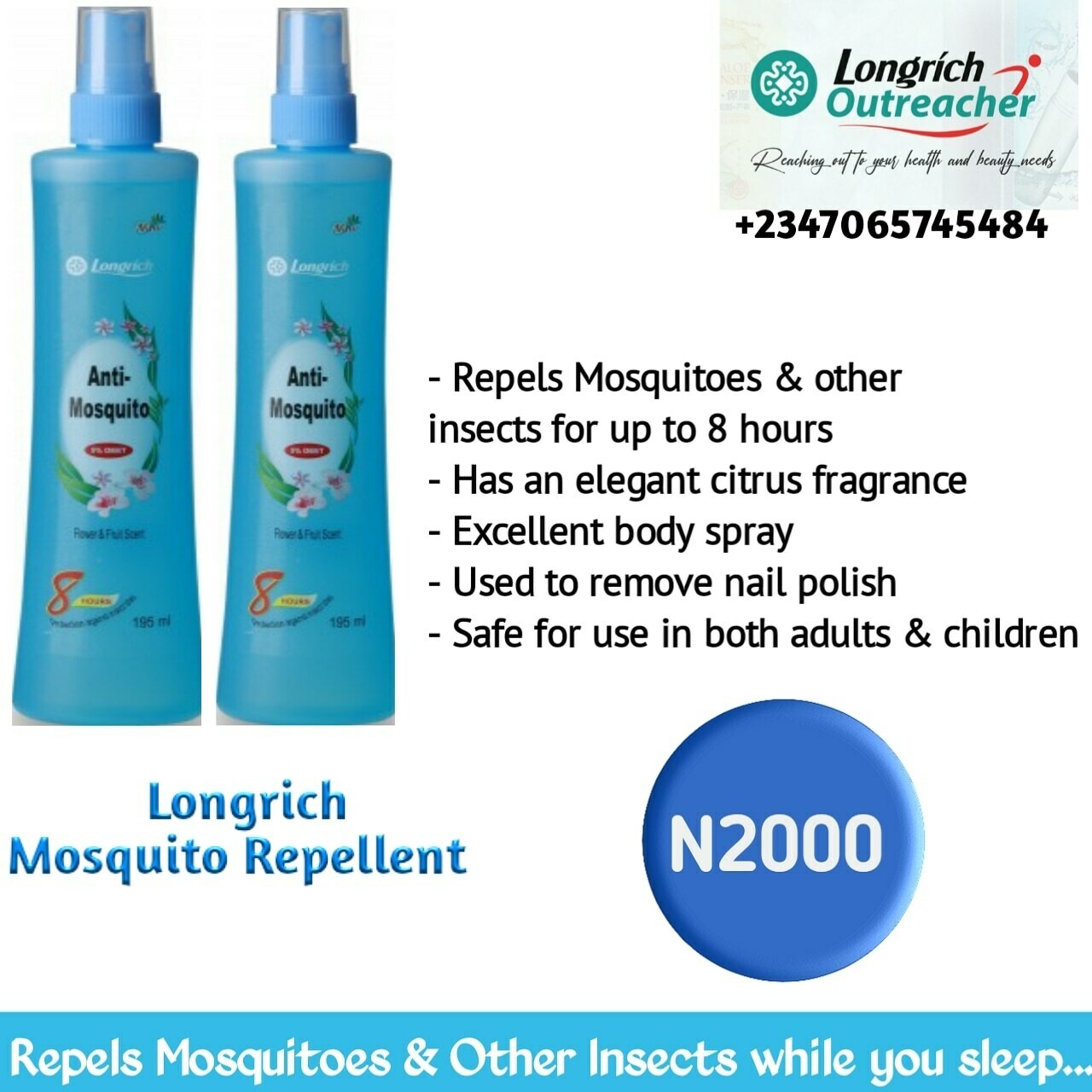 Longrich Mosquito Repellent