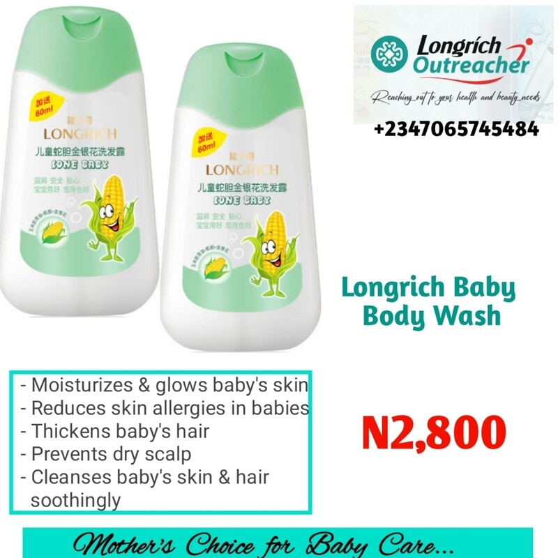 Longrich Baby Body Wash and Shampoo