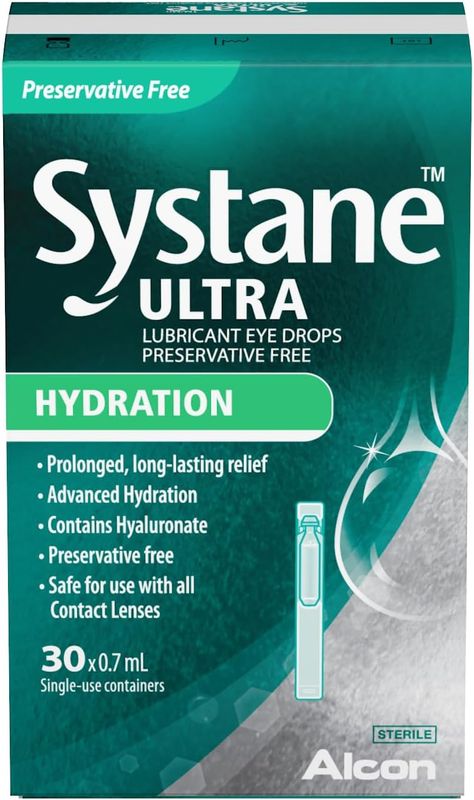 SYSTANE® ULTRA HYDRATION Preservative Free Lubricant Eye Drops, 30x0.7