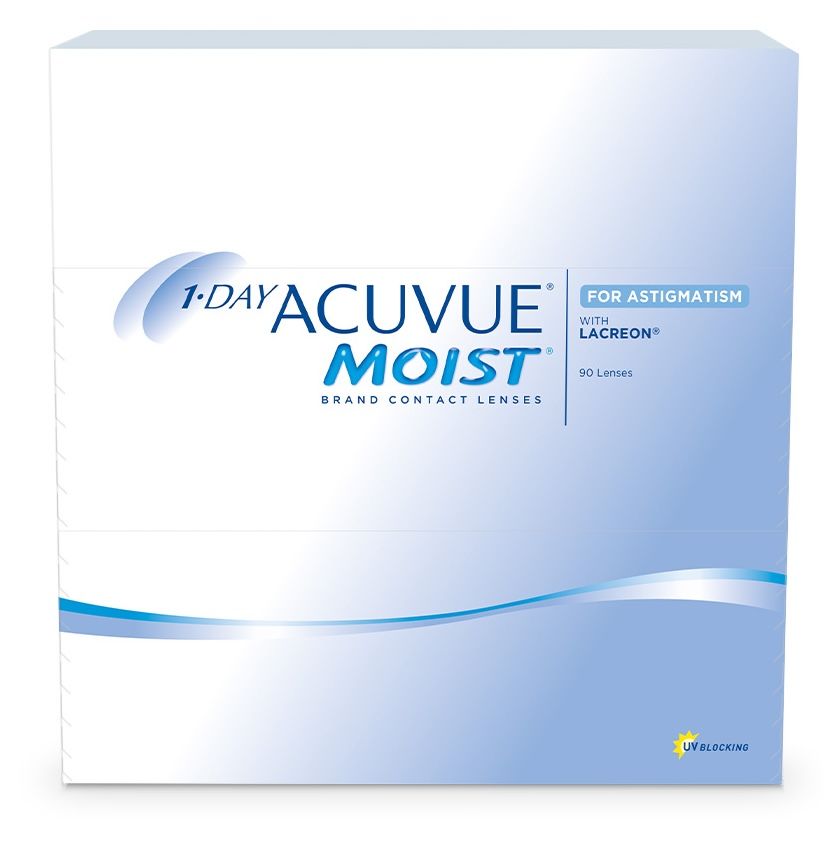 1 Day Acuvue Moist for Astigmatism (90 Pack)