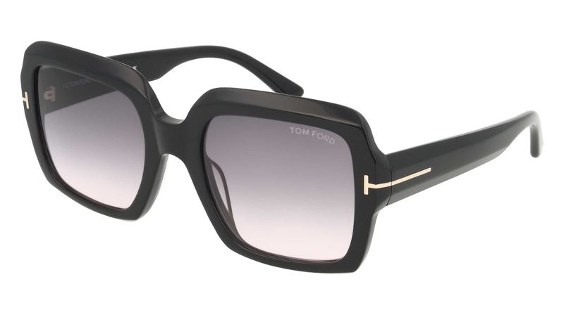 Tom Ford Kaya TF 1082 – Shiny Black with Gradient Smoke Lenses