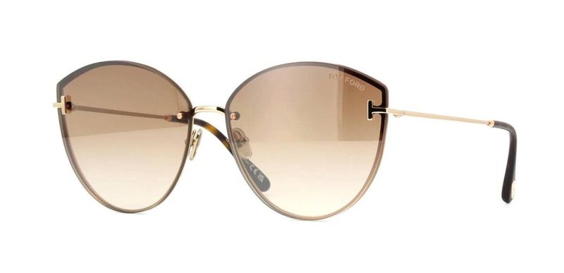 Tom Ford  Whitney-02 TF 1106 – Rose Gold with Gradient Smoke