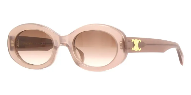 Céline 40194U Sunglasses – Transparent Brown with Gradient Brown