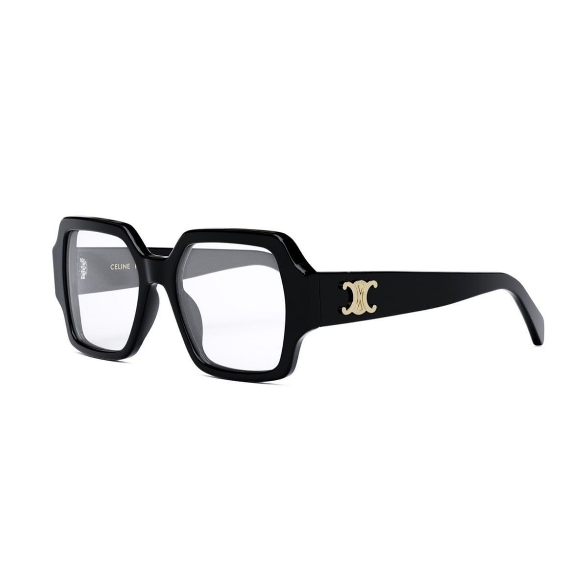 Céline Ophthlamic CL 50131I Eyeglasses – Shiny Havana Acetate with Triomphe Emblem
