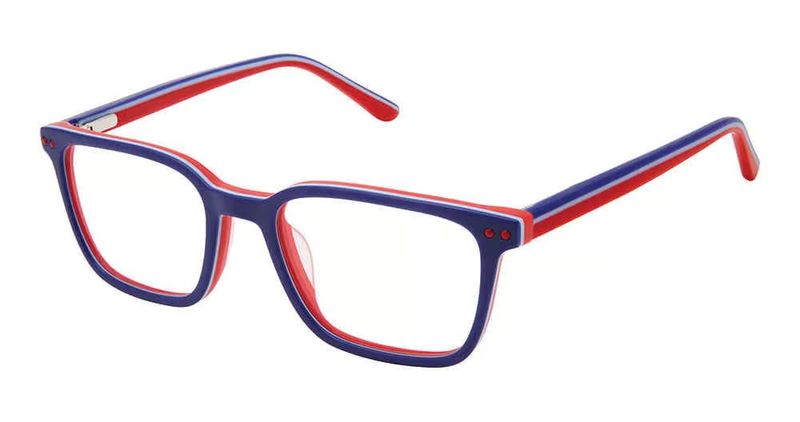 Kids Eyeglasses Westgroupe Superflex SFK 305 – Matte Marine and Apple Green TR-90 with Flexible Hinges