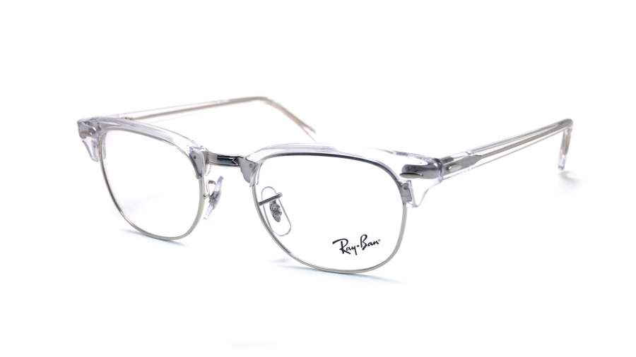 Ray-Ban RX5154 2001 Eyeglasses – Black & Silver Clubmaster Frame with Retro Charm