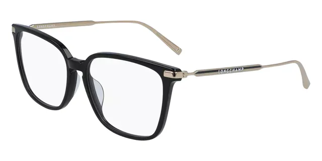 Longchamp LO2661 Eyeglasses – Classic Black Acetate Cat-Eye Frame with Chic Parisian Style