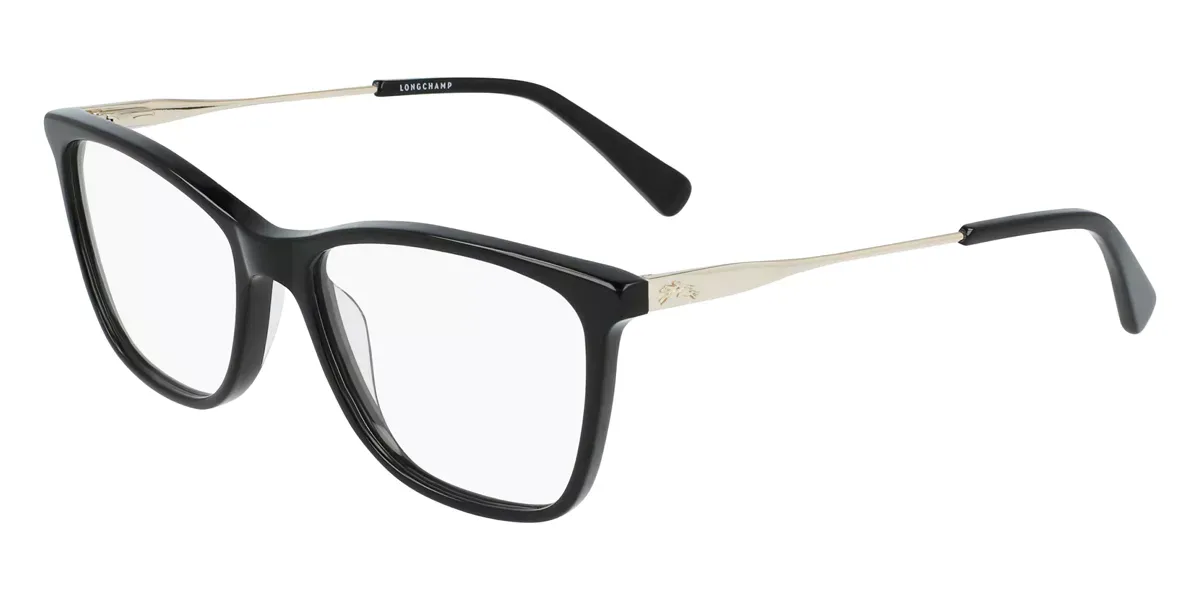 Longchamp LO2674 Eyeglasses – Bold Black Acetate Frame with Modern Sophistication
