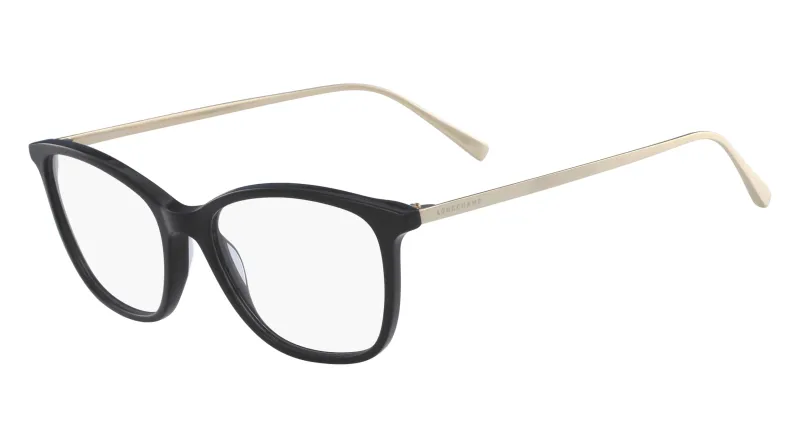 Longchamp LO2606 Eyeglasses – Sleek Black Acetate Frame with Classic Feminine Appeal