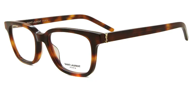 Saint Laurent SL M110 Eyeglasses – Havana Acetate with Sophisticated Edge