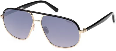 Tom Ford Maxwell TF1019 - Metal Aviator Sunglasses