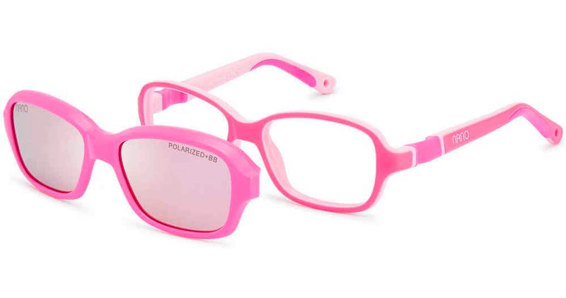 ​Kids Eyeglasses Nano Clip REPLAY SC 3.0 – Matte Pink