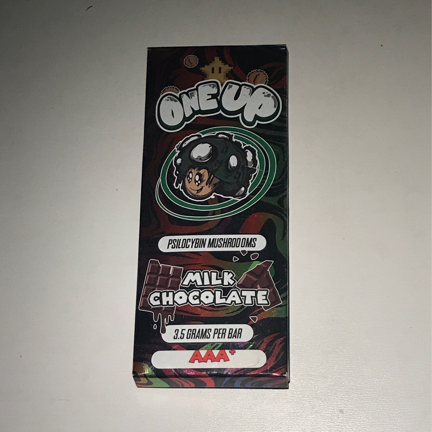 One Up Psilocybin Mushrooms Milk Chocolate Bar