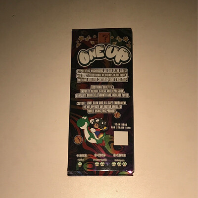 One Up Psilocybin Mushrooms Milk Chocolate Bar