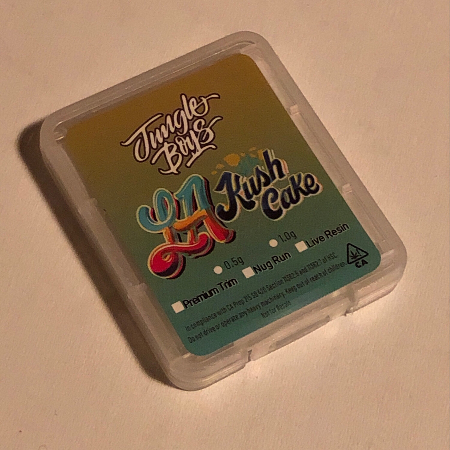 Jungle Boys LA Kush Cake Shatter 1g