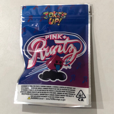 Pink Runtz Jokes Up Low Shelf Outdoor Flower 3.5g