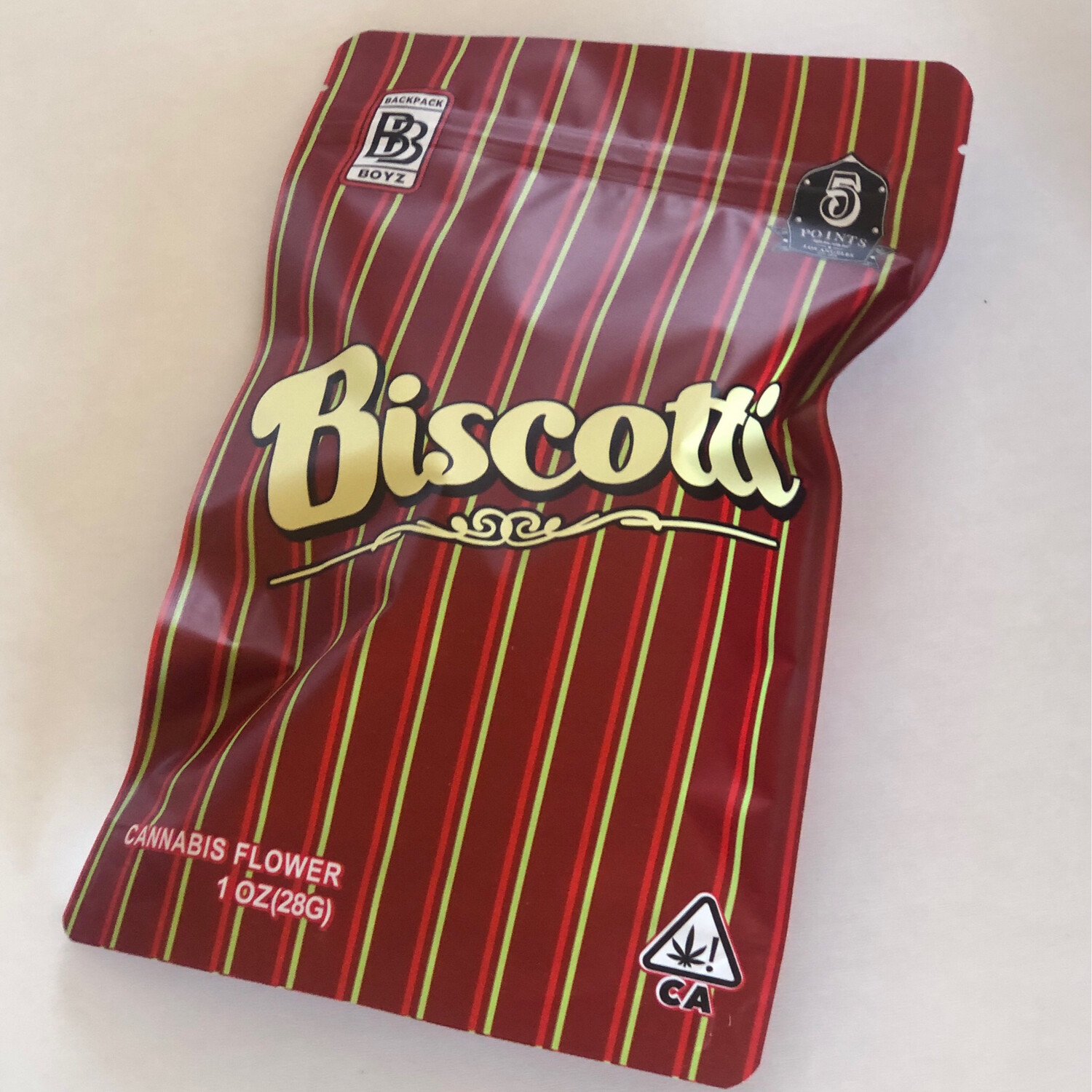 28g Biscotti Exotic Flower Top Shelf Hybrid 1oz