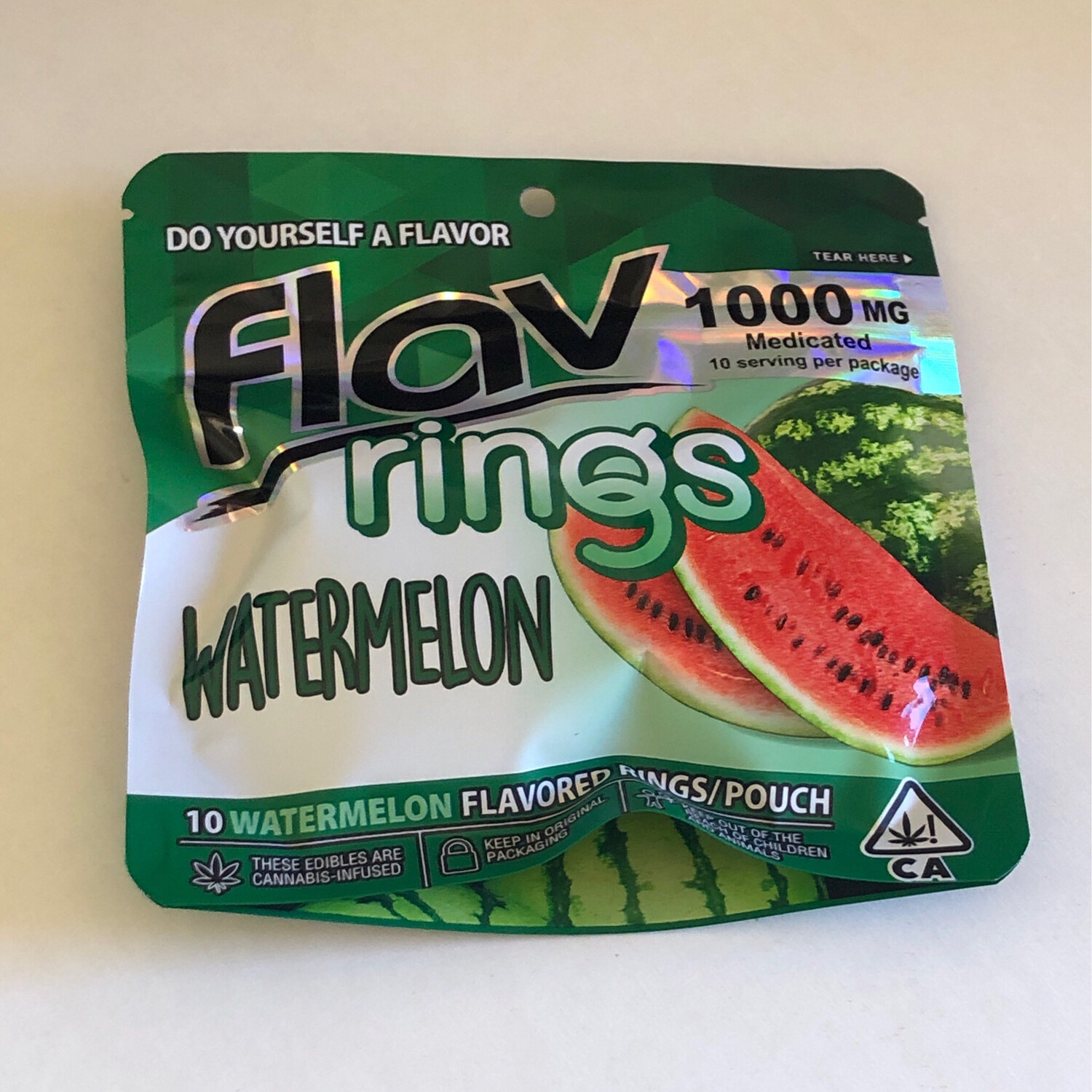 Flav Watermelon Rings 1000mg