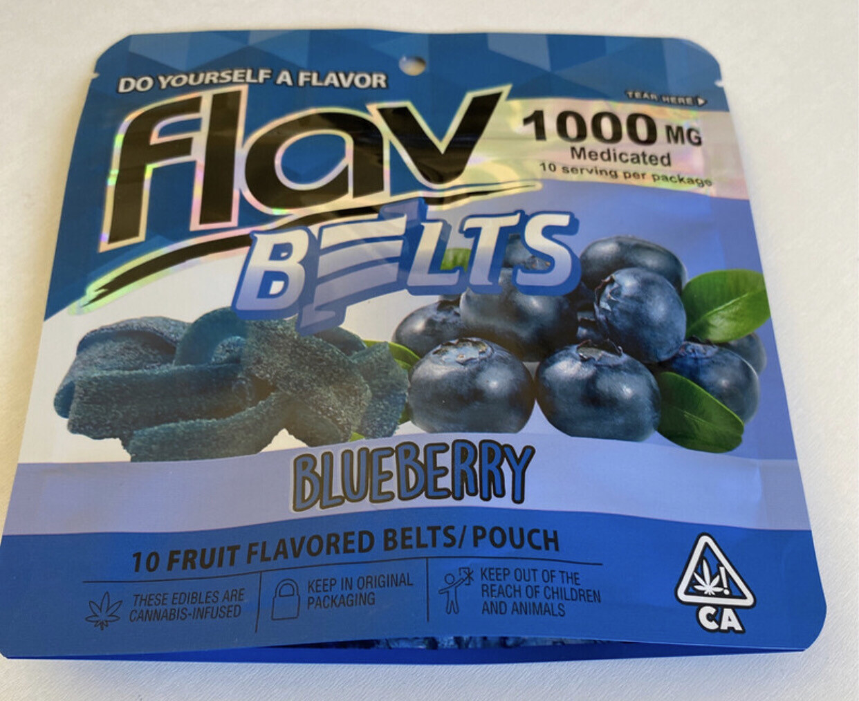 Flav Blueberry Belts 1000mg / 1g