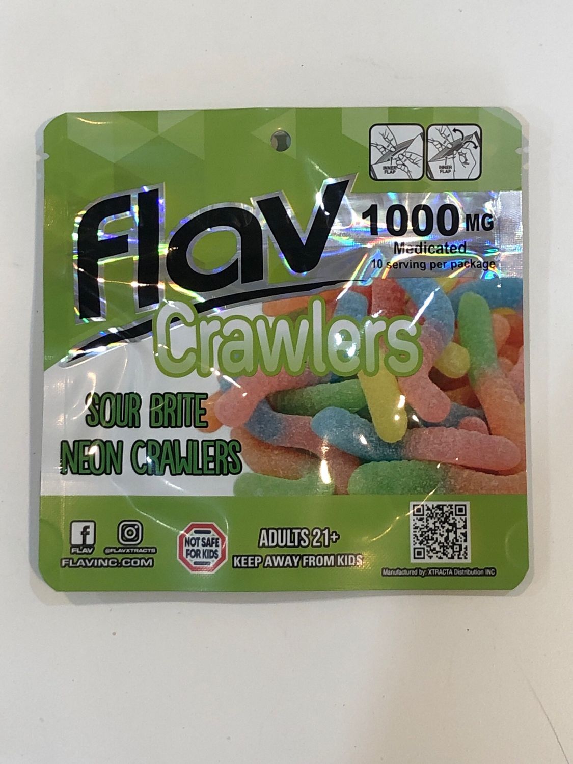Flav Sour Brite Neon Crawlers