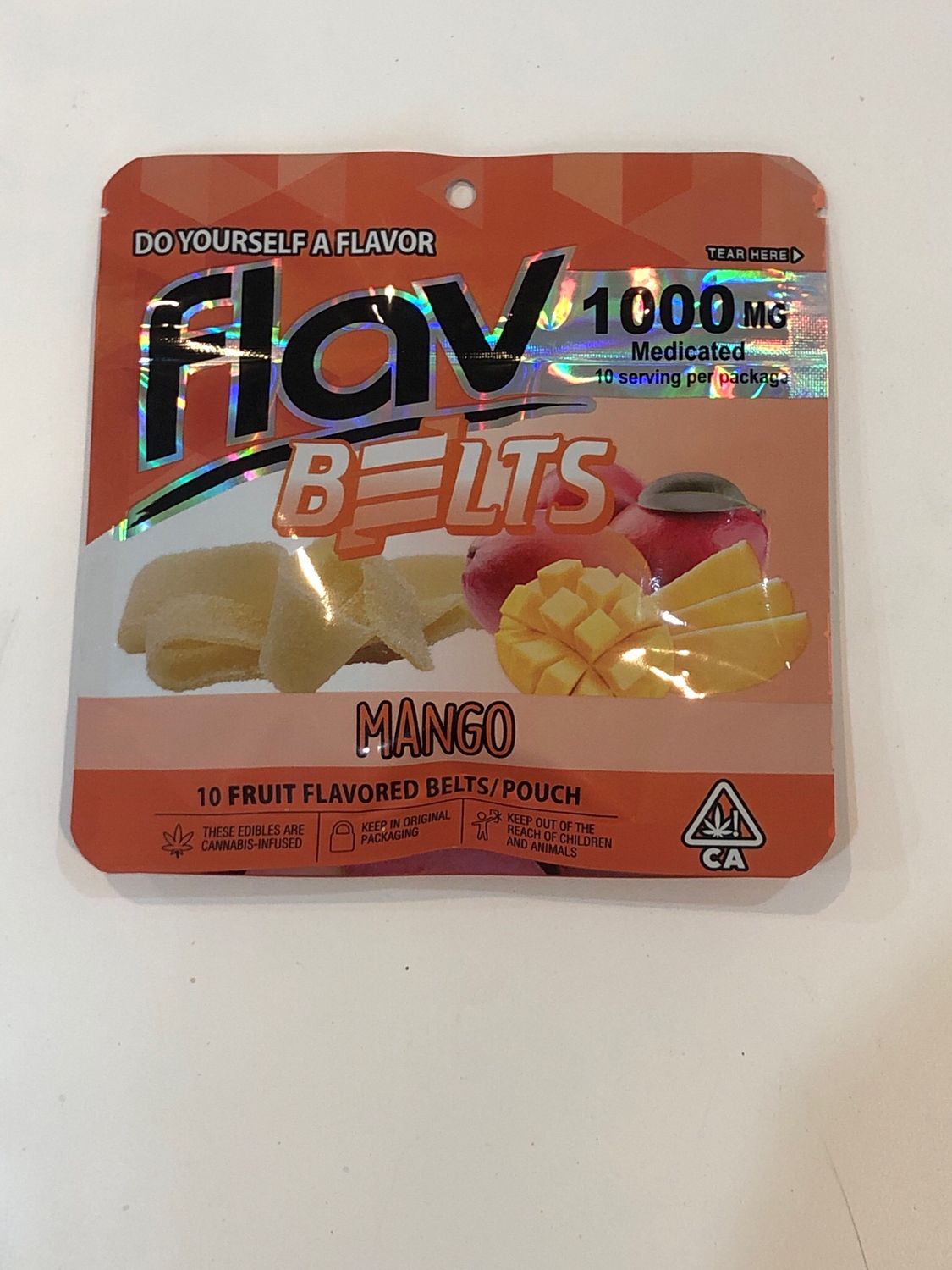 Flav Mango Belts 1000mg