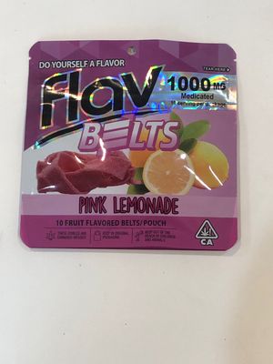 Flav Pink Lemonade Belts 1000mg