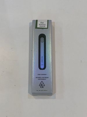 RAW Garden Disposable Rechargeable 1g Cartridge Kiwi Indica
