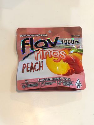 Flav Peach Rings 1000mg