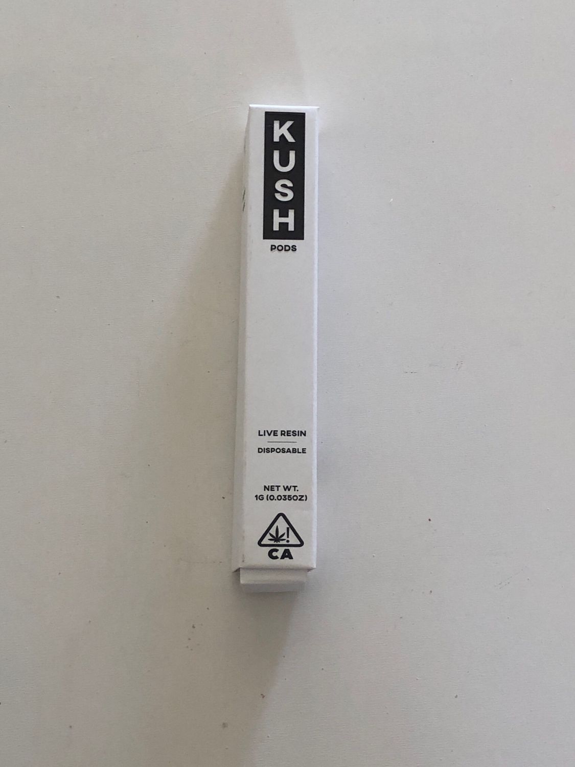 Kush Pod Live Resin 1g Rechargeable Disposable